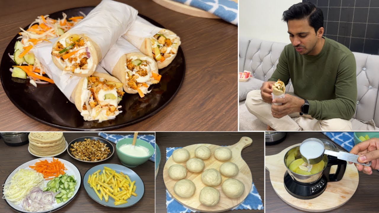 ഇത്പോലെ ചെയ്യൂ 👌🏻ആരും Fan ആവും 🤤Friday Dinner Special |  juicy Homemade Shawarma recipe Malayalam