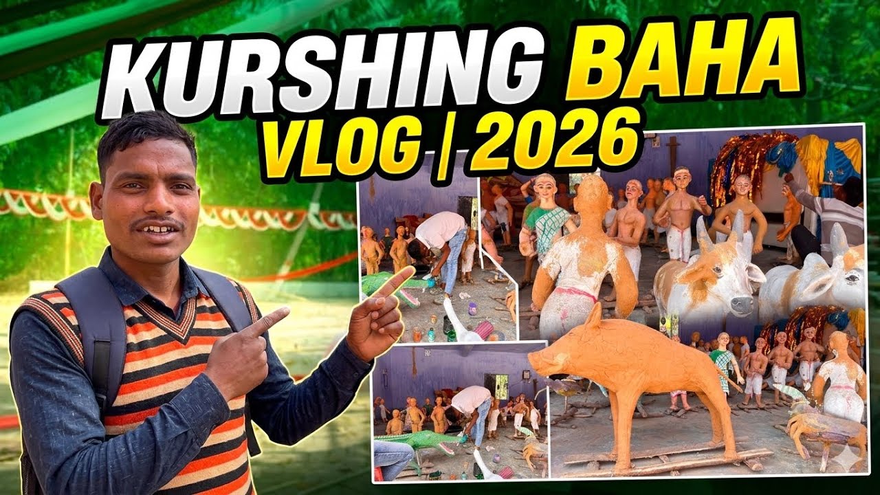 KURSHING DISOM BAHA||NEW SANTHALI VLOG VIDEO 2026||PART-1