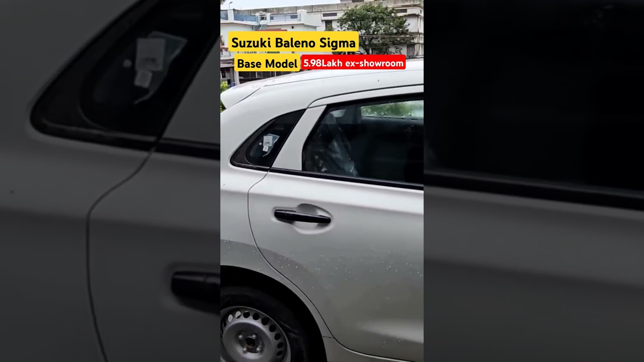 Maruti Suzuki Baleno Sigma Base Model Recent Price EMI Down Payment #baleno #marutinexa #suzuki
