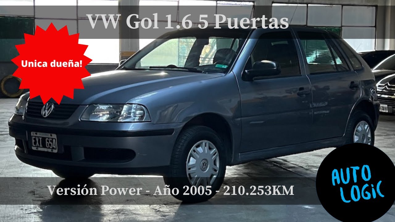 Auto Logic vende Volkswagen Gol 1 6 Power 5 puertas 2005 única dueña