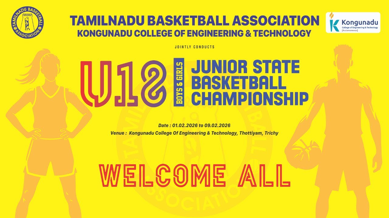 TNBA- Junior State Basketball Championship 2026 - Girls Quarter Finals