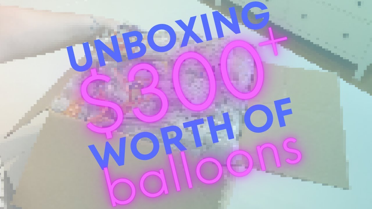$300 BALLOON HAUL | Unboxing Balloons - Tuftex Vintage Collection & More
