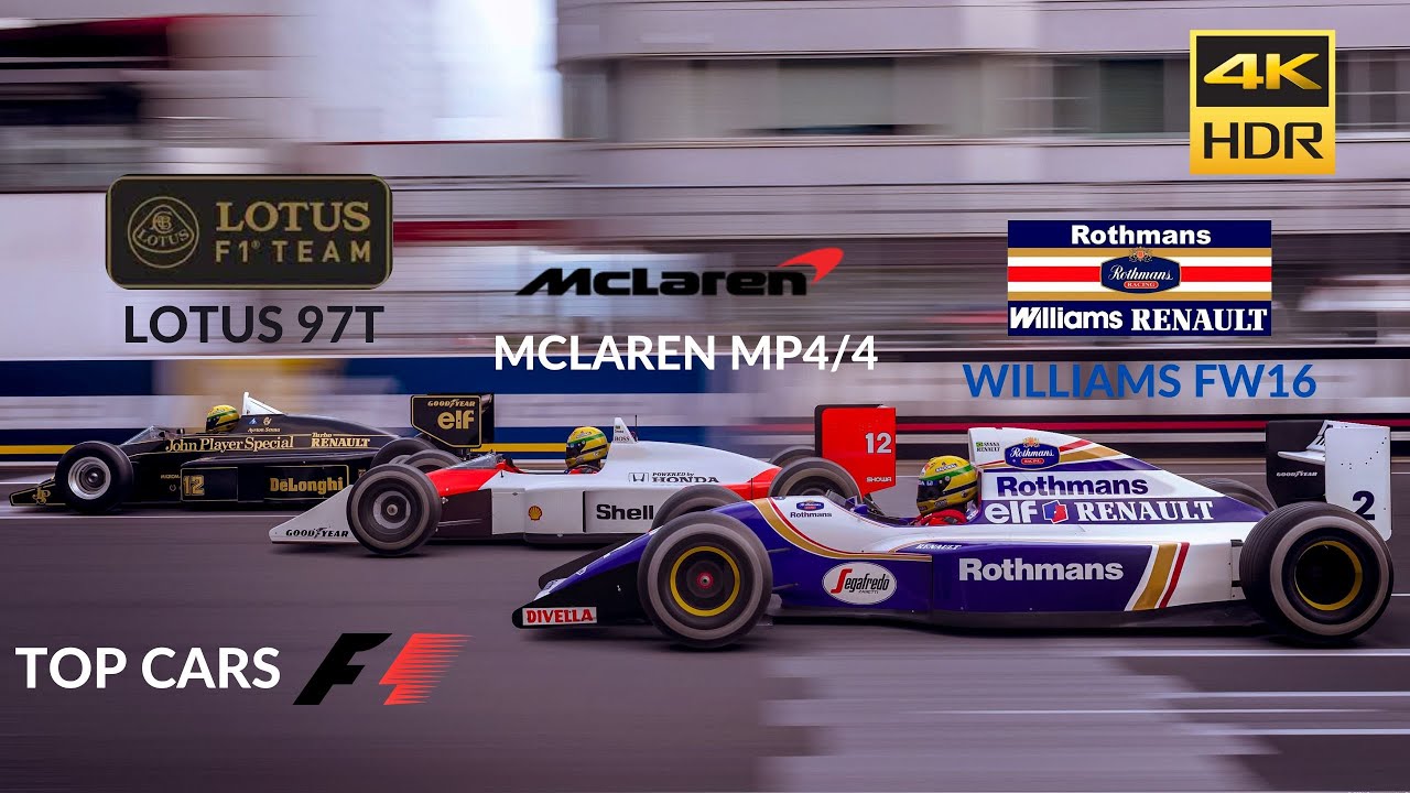 Gran Turismo 7 | Williams FW16 vs Mclaren MP4/4 vs Lotus 97 T | PS5 4K 120FPS HDR