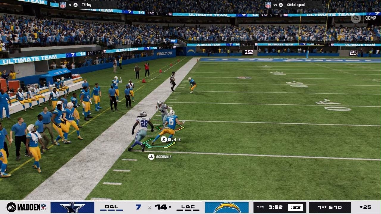 Madden NFL 26- Beautiful Pass, Catch, and RAC Move for Long TD!