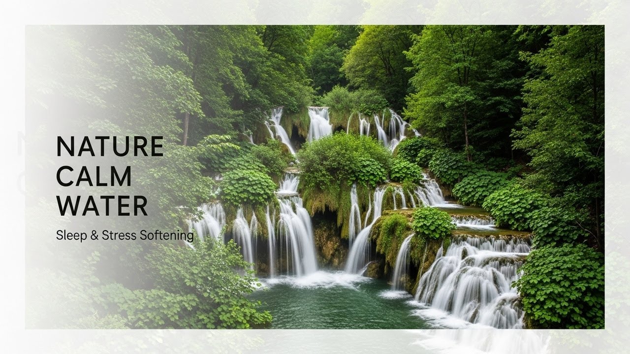 Gentle Forest Ambience with Green Stream Flow for Sleep Meditation Stress Relief and Calm Focus