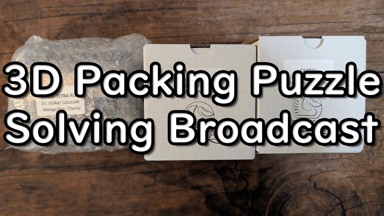 [Puzzle] 3D Packing Puzzles Solving Broadcast #puzzle