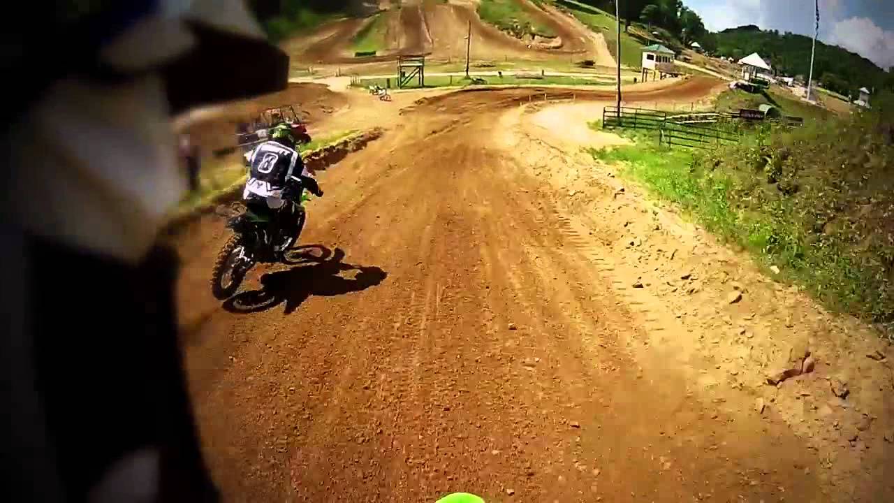 Destry Abbott Crash on 2013 KX250F at Millville MX Track