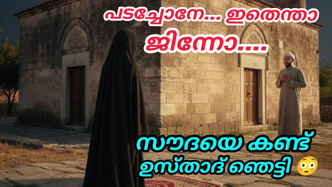 പള്ളിയുടെ പിറകിൽ നിസ്കരിക്കുന്ന പെണ്ണിനെ കണ്ട് ഉസ്താദ് ഞെട്ടി 😳ജിന്നാണോ? #nusaiba#islamicstory 