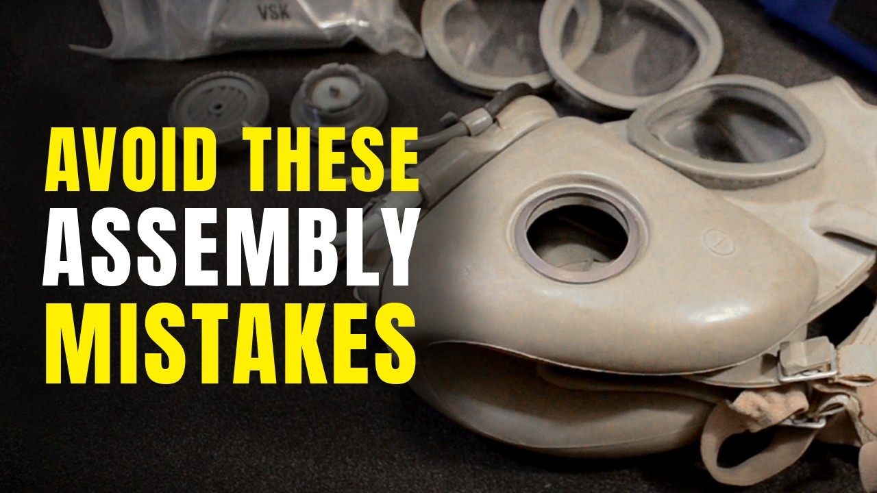 M-10 / M-10M gas mask assembly