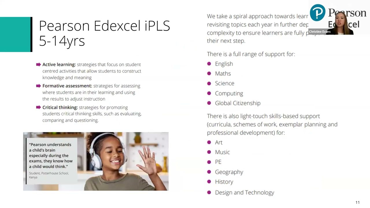 Pearson Edexcel 101: Introduction to student-centred British International Education