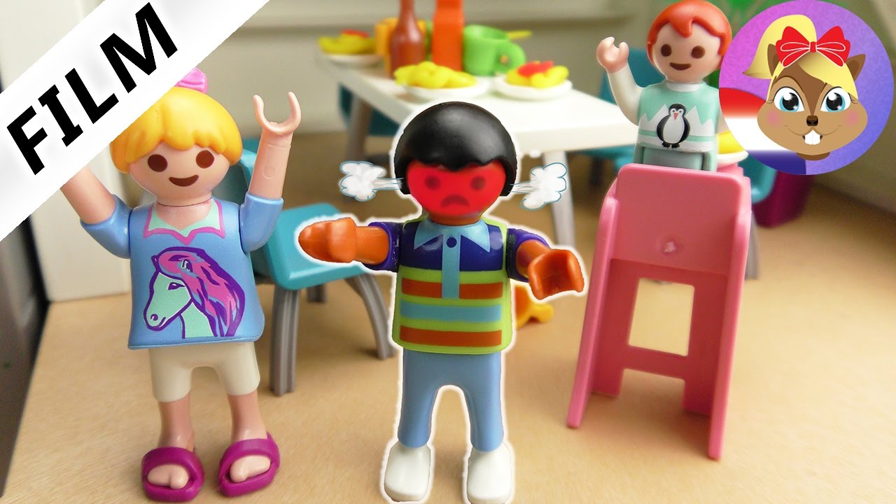 Playmobil filmpje Nederlands - EMMA ERGERT DAVE! GRAPJE WORDT ERNST?! Kinderserie familie Vogel