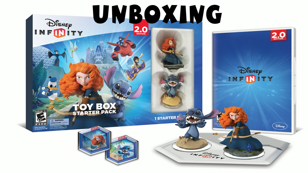 Disney Infinity Toy Box Starter Pack Unboxing (2.0 Edition) 1080P PS4
