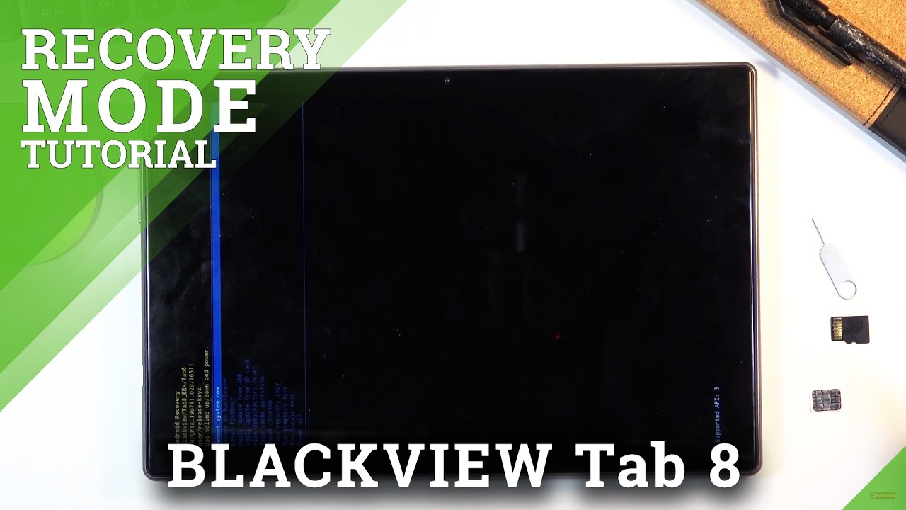 Режим восстановления в BLACKVIEW Tab 8 — как включить функции восстановления