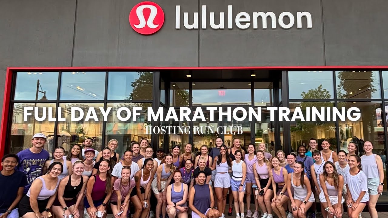 FULL DAY OF MARATHON TRAINING // hosting a run club