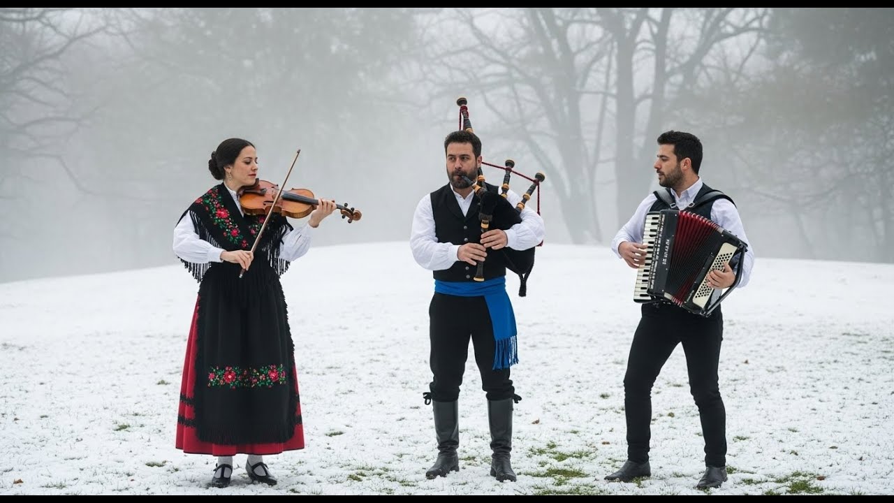 Eternal Heartbeat of Dreams | Traditional Folk Music from Galicia with Accordion and Violin