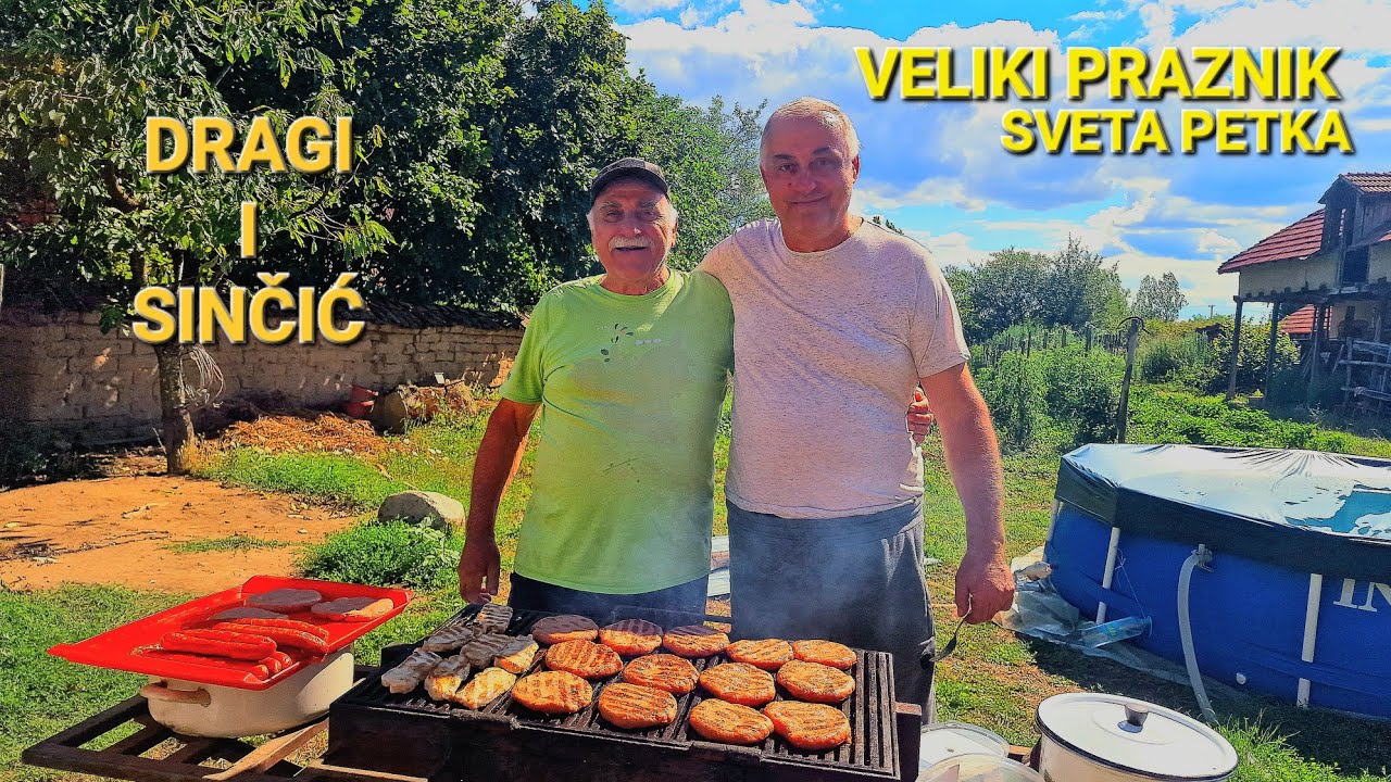 ROŠTILJANJE UZ RAKIJICU! PRAZNIK SVETA PETKA! *dragi i zoki majstori*
