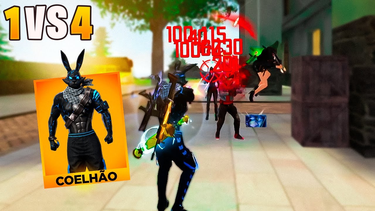 USEI A NOVA SKIN MAIS INSANA DE TODAS SOLO VS SQUAD!! FREE FIRE MOBILE