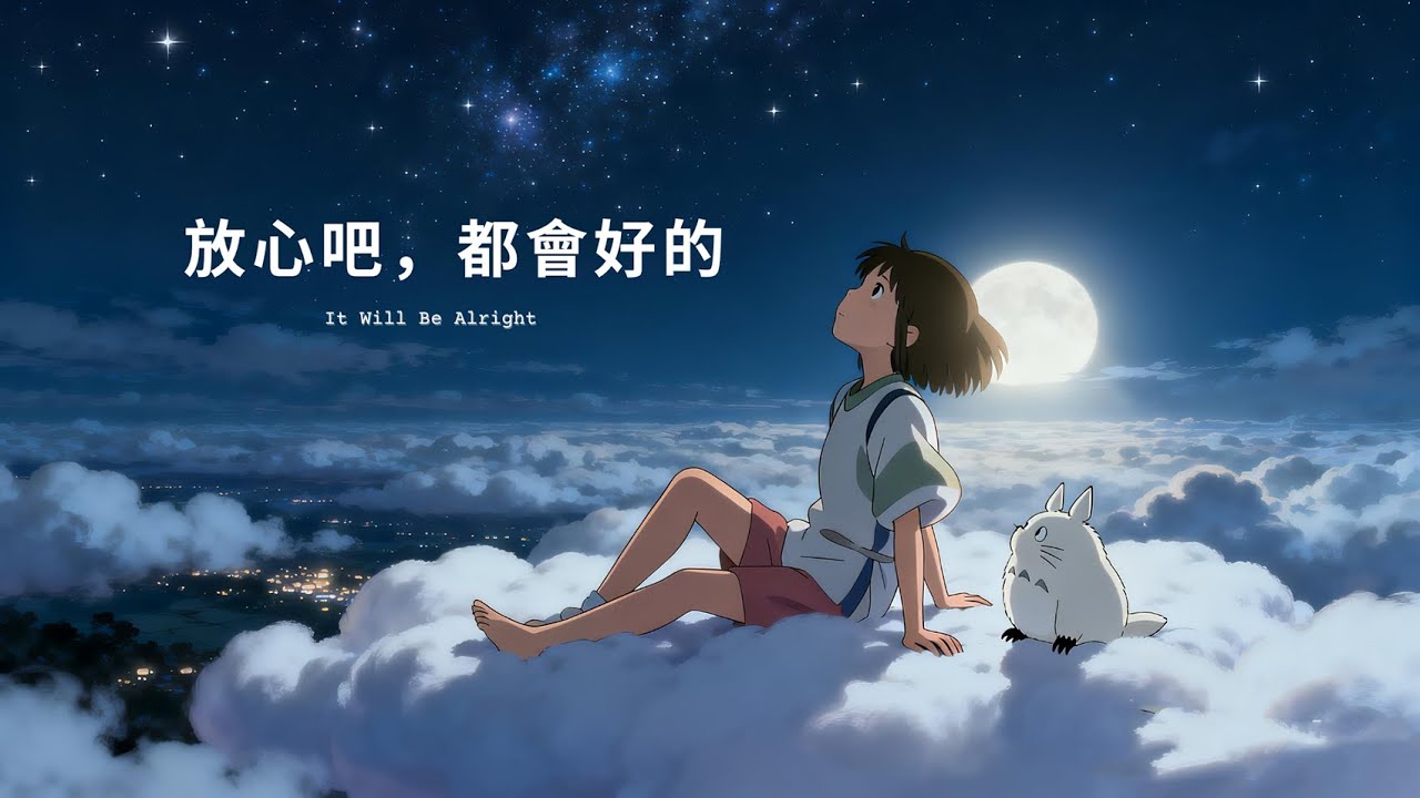 放心吧，都會好的🌙宮崎駿輕音樂 Live ・ 溫柔陪伴 Night Relaxing Music