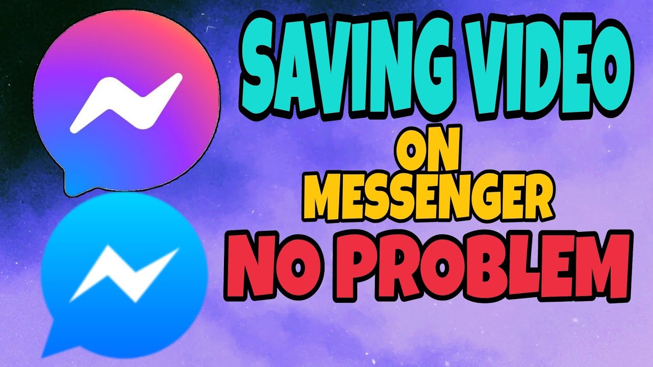 Paano mag save ng video sa messenger