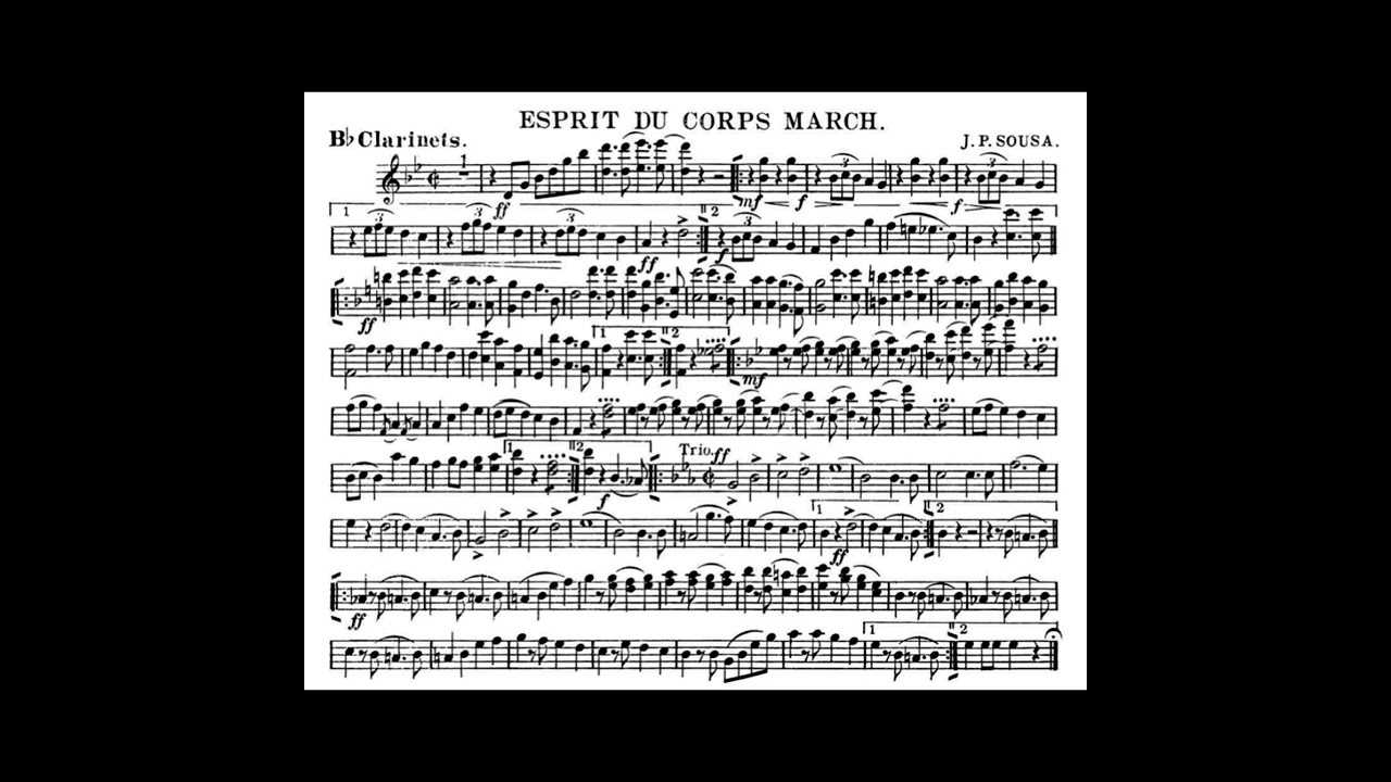 Esprit du corps - J-P.Sousa (Marcia militare)