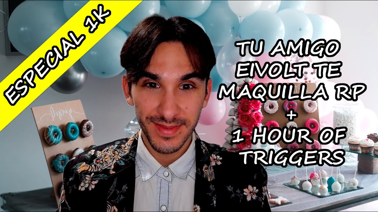 💤✨ASMR TE MAQUILLO ROLEPLAY 🤡😴 + 1 HOUR OF TRIGGERS (NO TALKING 🤫) 🥳