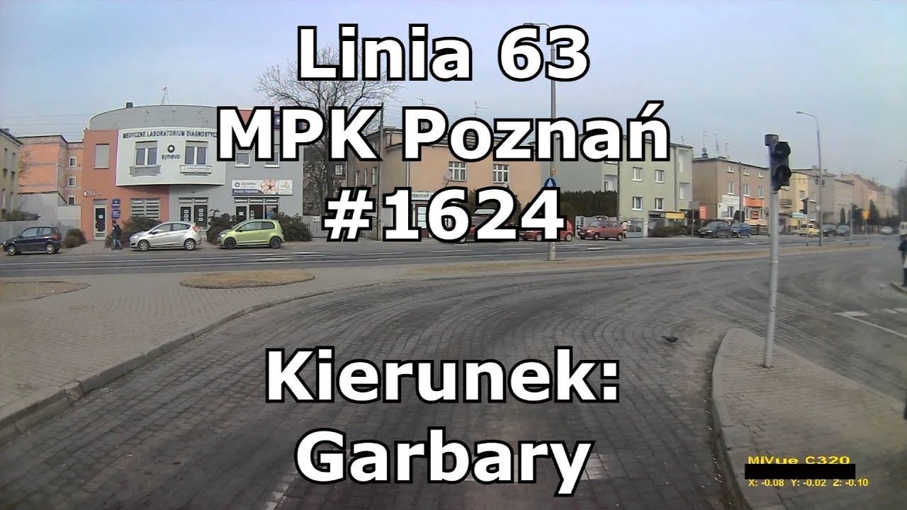 Linia 63(163) MPK Poznań #1624 Górczyn - Garbary