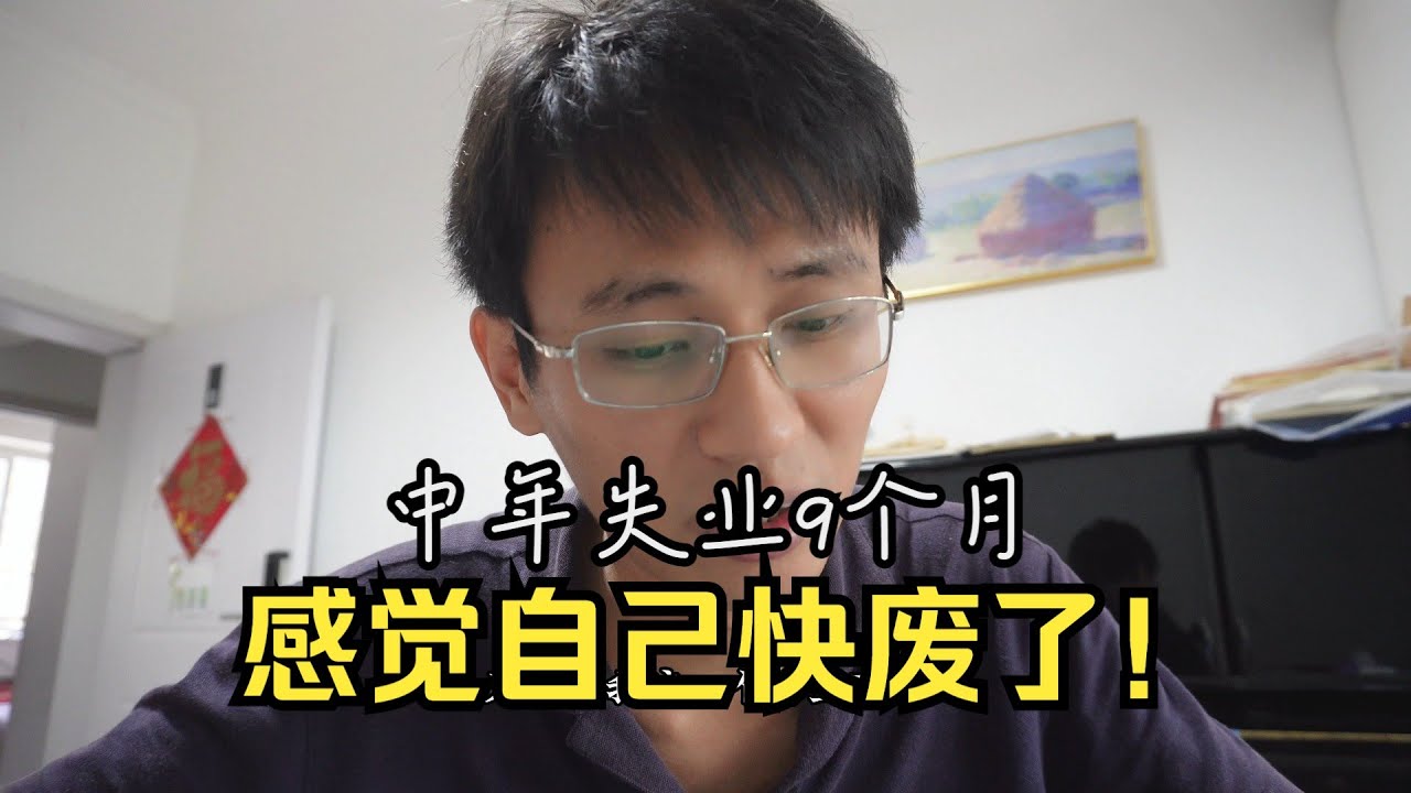中年失业9个月！感觉自己快废了！！