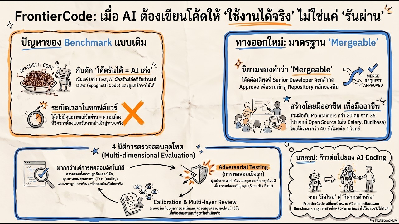 FrontierCode บททดสอบ AI เขียนโค้ดระดับ Senior&FrontierCode Engineering Reality :Thailand Smart City