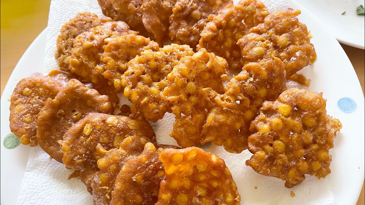 ပဲကပ်ကြော်နည်း/ပဲ​ကြော်​ကြော်နည်း| How to fry Burmese Chickpeas Crisps easily