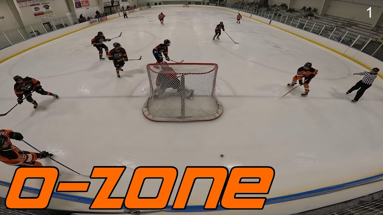 O-zone puck movement.  Little Flyers 12/6/25