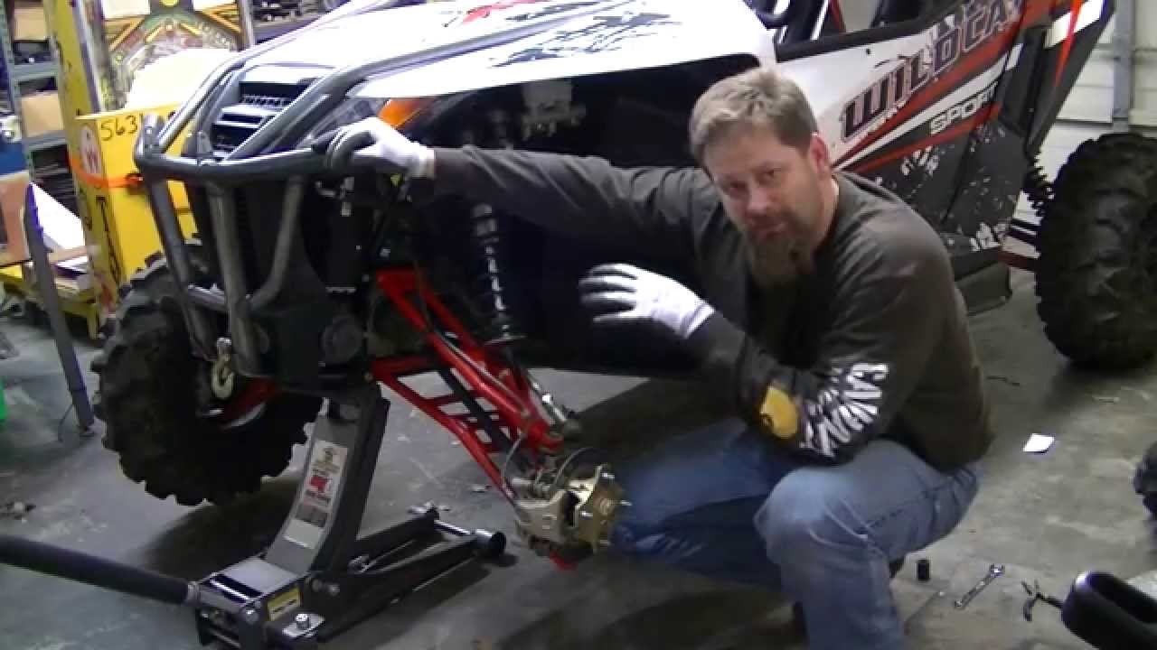 Front axle replacement on 2015 Arctic Cat Sport