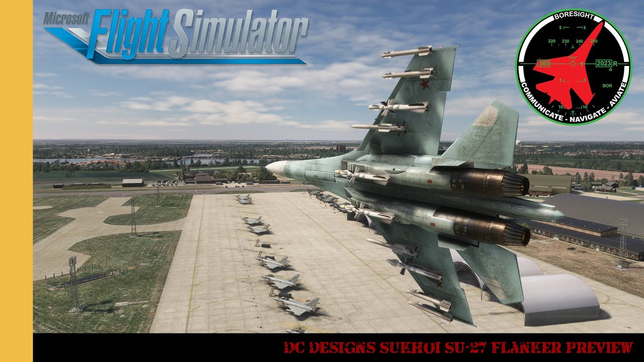 DC Designs Sukhoi SU-27 Flanker Preview | Microsoft Flight Simulator