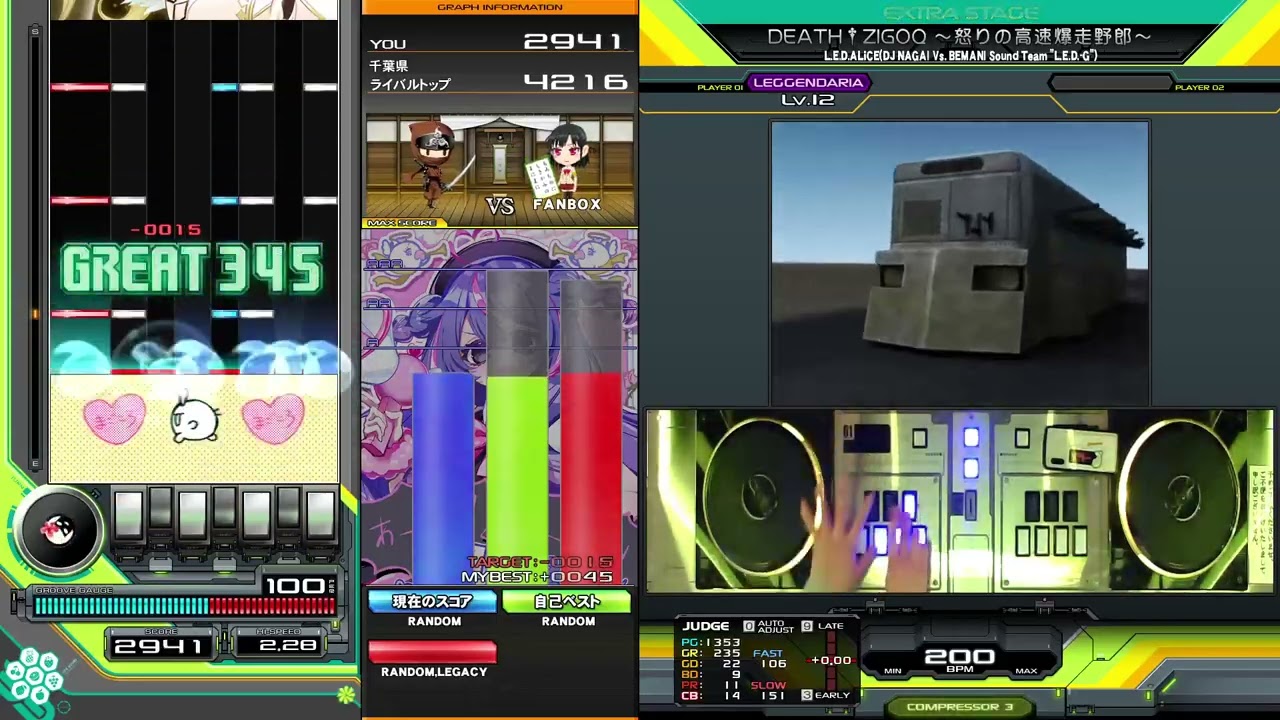 【IIDX】DEATH†ZIGOQ ～怒りの高速爆走野郎～（SPL）AAA