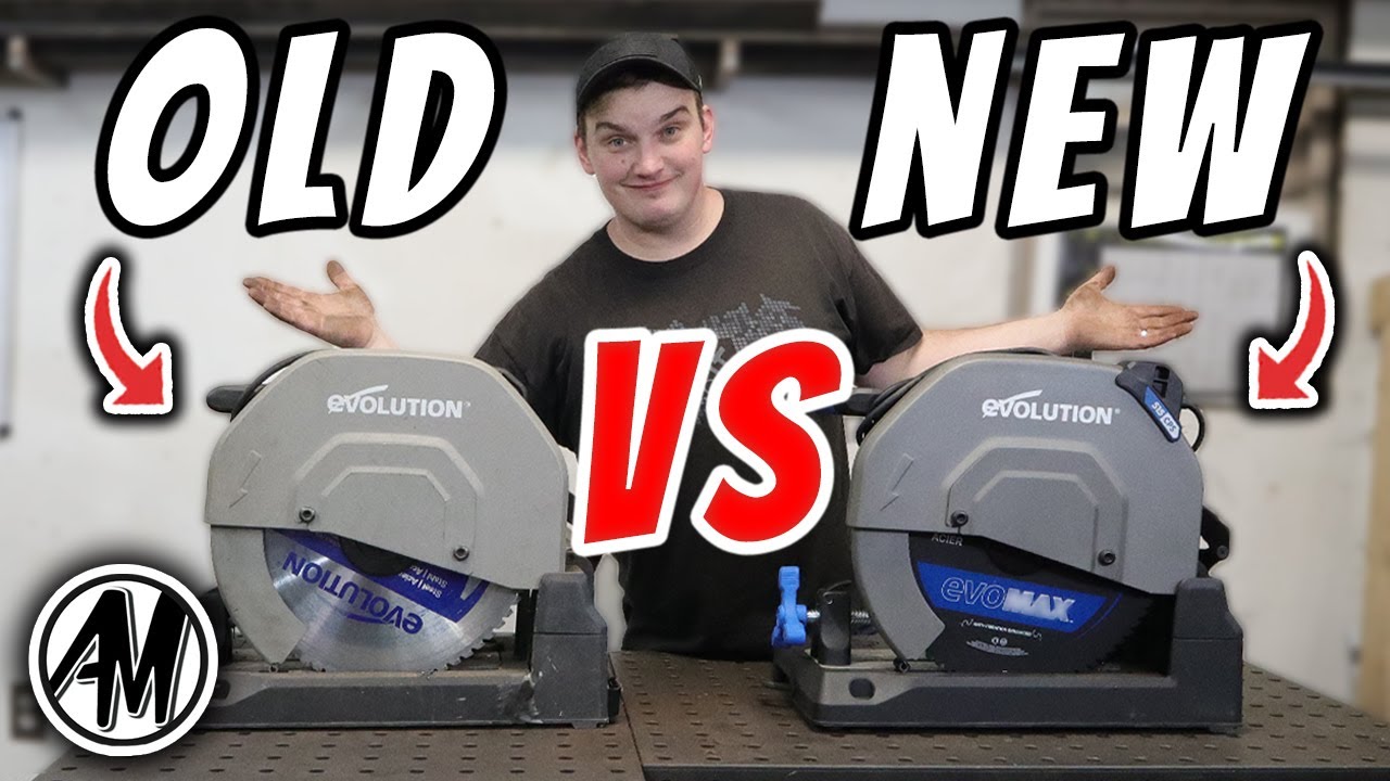 I Test Evolution Metal Chop Saw Watch Before You Buy .Old vs New