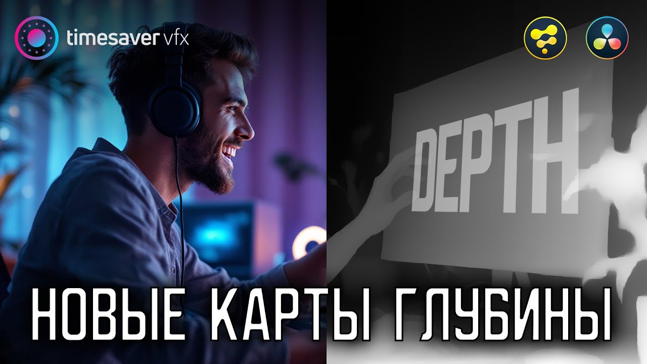 0193 Новые карты глубины в Davinci Resolve