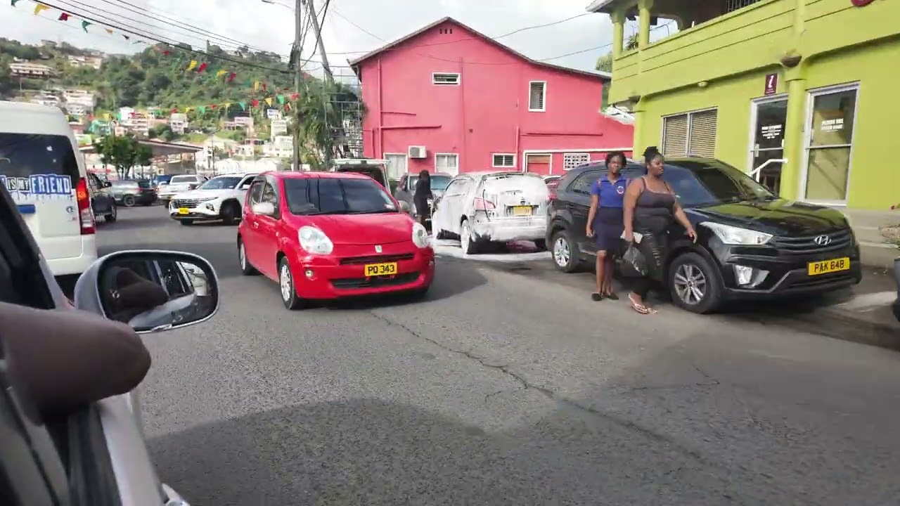 GRENADA P.O.V DRIVING TOUR, FROM GRAND ANSE BEACH TO ESPLANADE MALL IN TOWN, RELAXING LO-FI MUSIC.