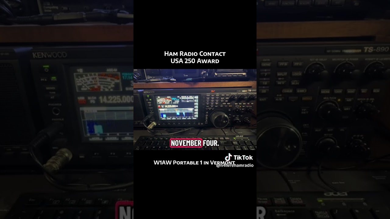 W1AW Portable 1 in Vermont for USA 250 Award (Kenwood TS890)  