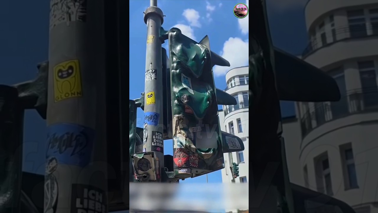 Europe gripped by 45&deg;C heatwave 😱🌡️ Even traffic lights started melting #shorts