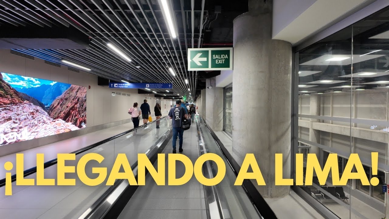 ATERRIZAMOS POR PRIMERA VEZ EN EL NUEVO AEROPUERTO INTERNACIONAL JORGE CHÁVEZ.