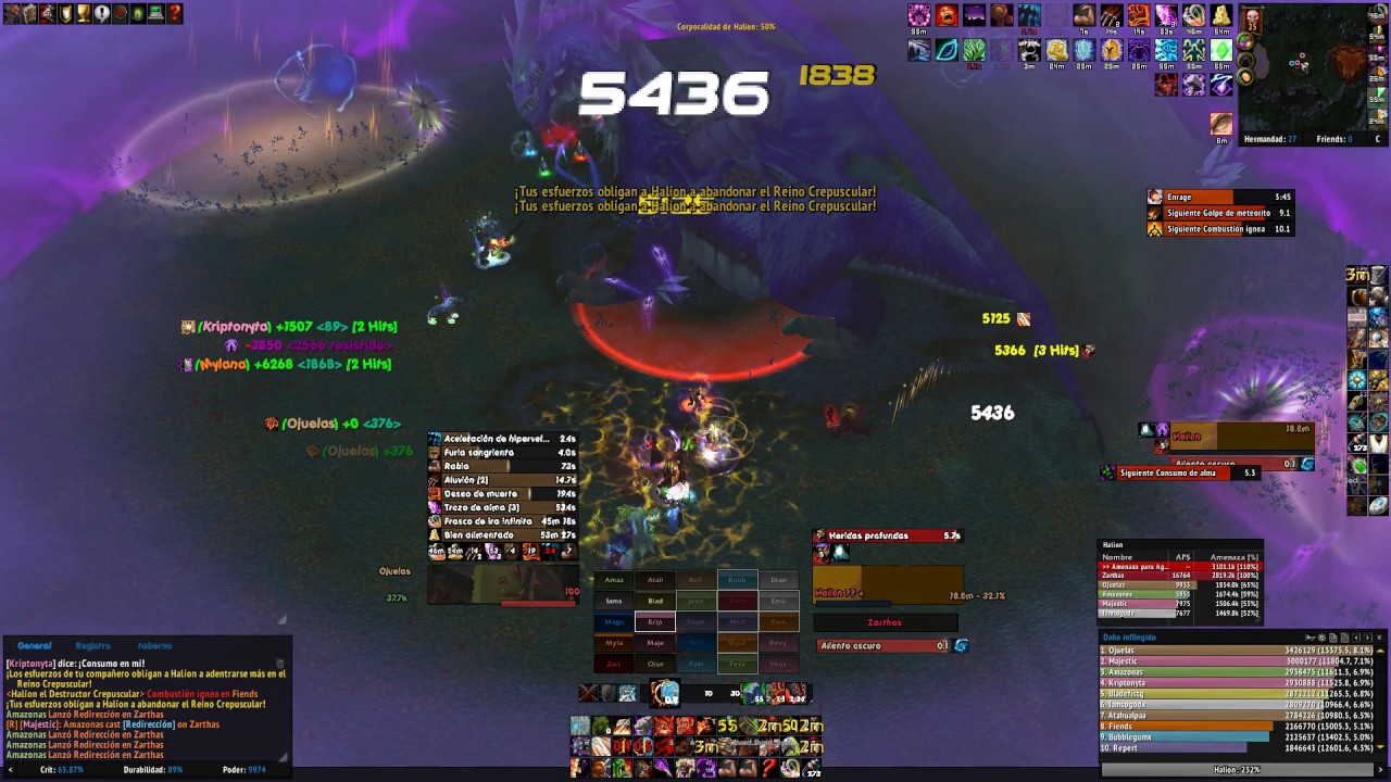[WoW Rean] Ojuelas vs Halion 25 Heroico [Multi PoV]