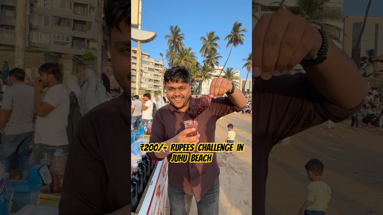 ₹200/- Rupees Challenge in Juhu Beach Mumbai