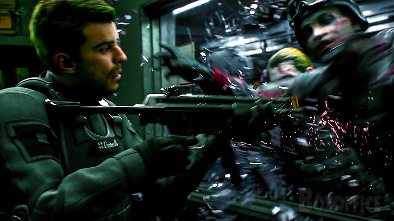 Policía contra policías zombis | Resident Evil: Isla de la Muerte | Clip en Español