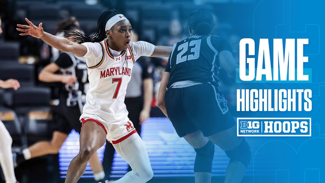 Georgetown vs. Maryland | Highlights | Big Ten Basketball | 11/09/25