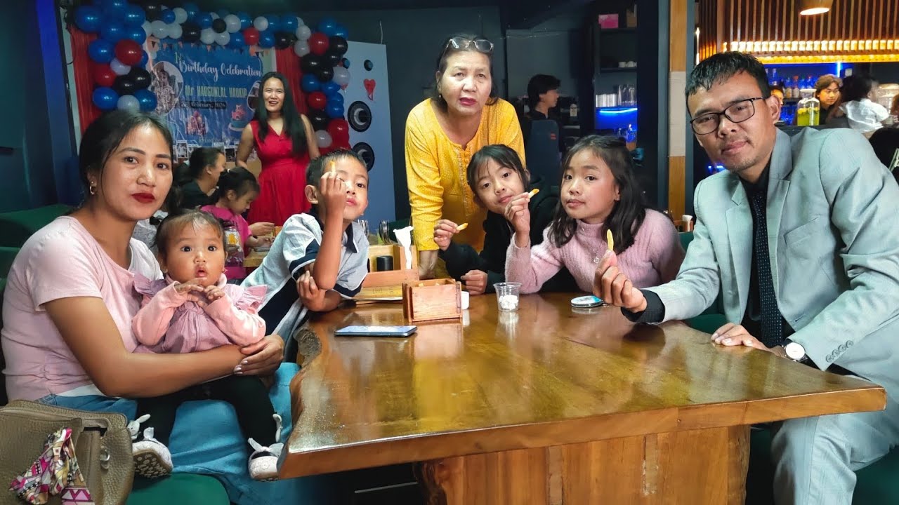 Hougunlal HAOKIP 1st Birthday Paolen restaurant,anome