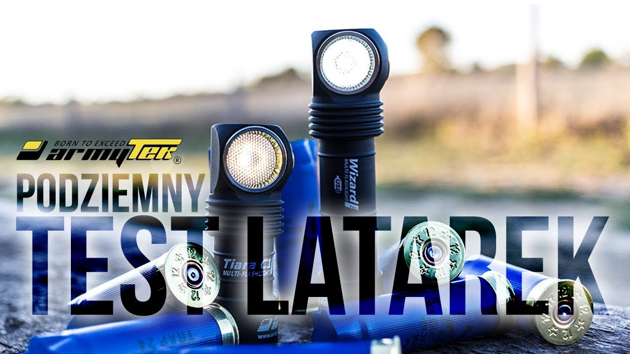 Podziemny TEST latarek - Armytek: Tiara C1 PRO vs Wizard Pro