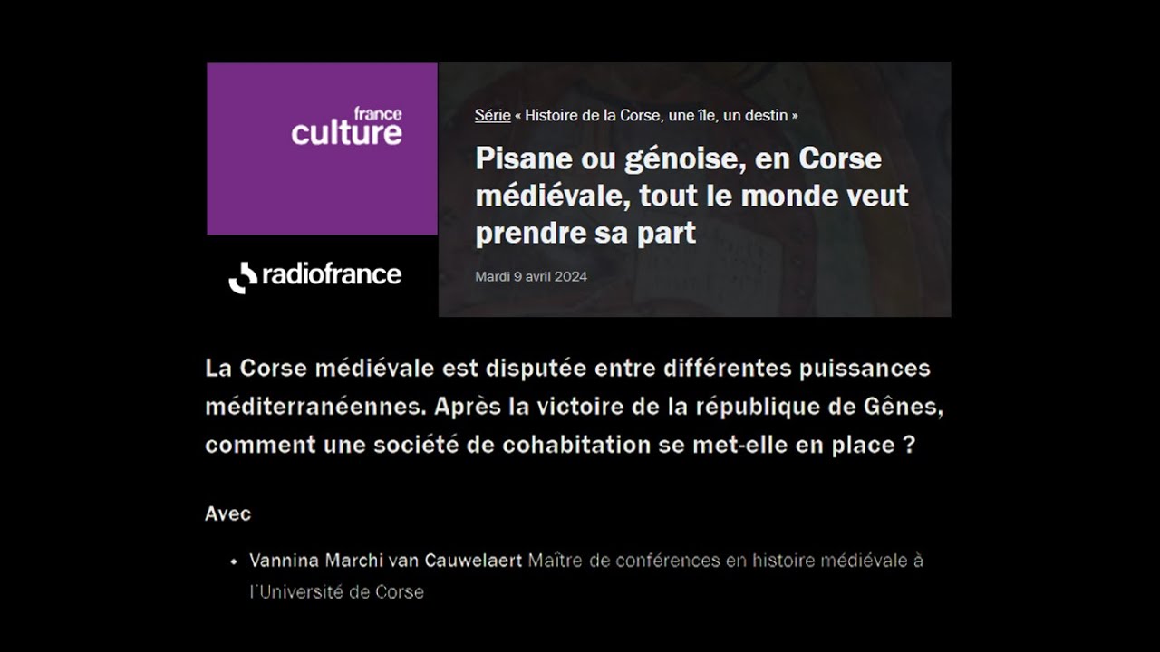 France Culture - Le cours de l'histoire, 9 avril 2024