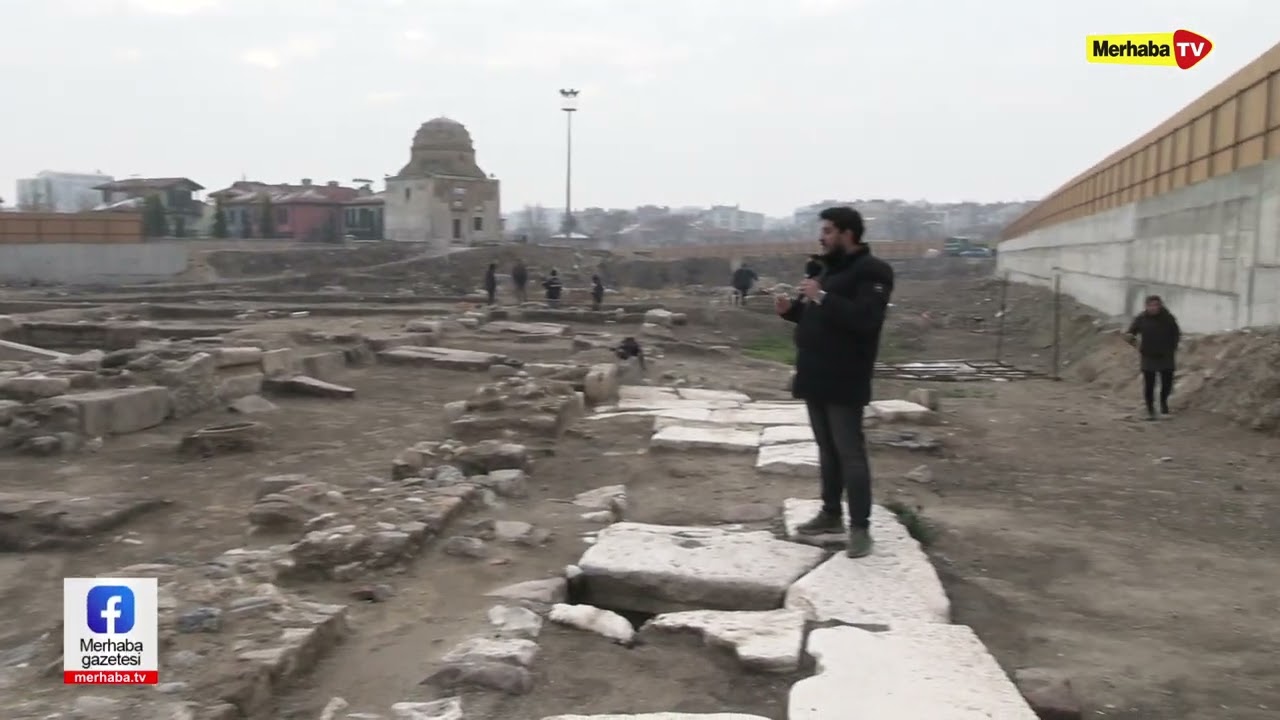 Konya merkezde bin 700 yıllık Antik Roma Yolu bulundu