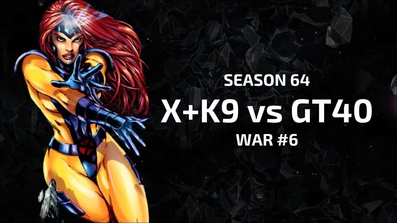 WAR AGAINST NUMBER 1 ALLIANCE | X+K9 vs GT40 | SEASON 64 | WAR #6