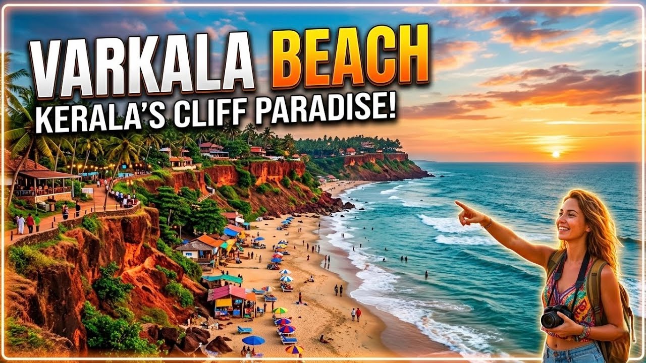 Varkala beach Kerala | Full Video in Tamil | VARKALA TRAVEL BUDGET GUIDE - DAY 2 | Groot Vibes
