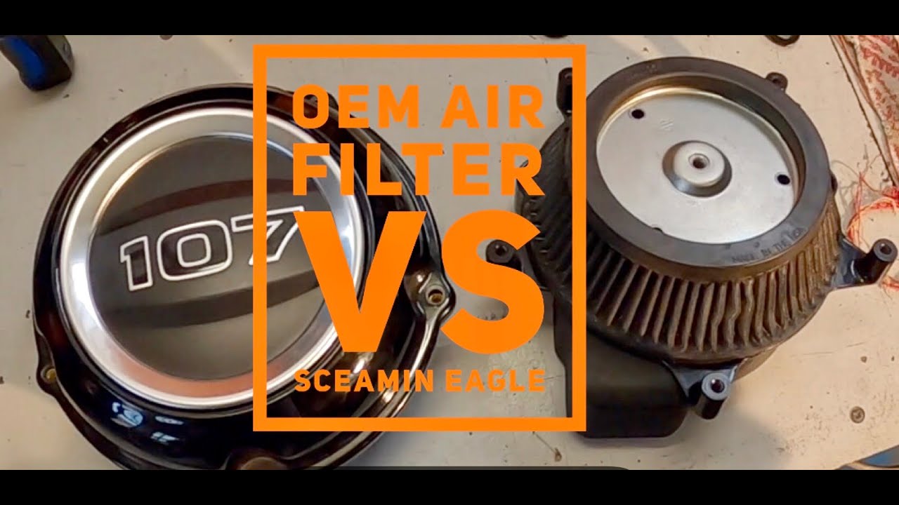 Filtro aria OEM Harley Davidson sport glide VS Screamin’ Eagle Round High-Flow Air Cleaner